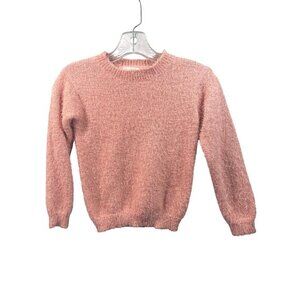 Vintage Childrens Cozy Pink Knit Sweater‎